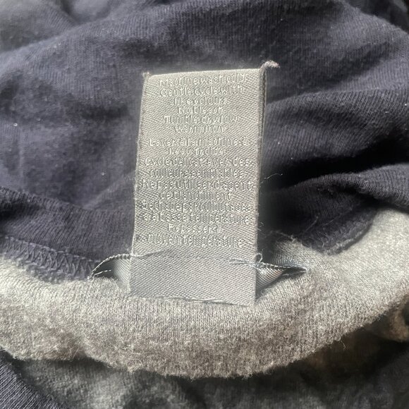 Roots Men's Dark Navy Long Sleeve Crew Neck Top Size Medium Classic Everyday - Picture 6 of 7